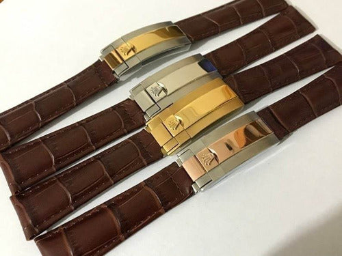 Pulseira Rolex Couro 20mm Yacht-master Submariner Datejust