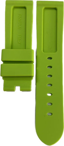 Pulseira Para Relógio Panerai Em Silicone 24mm