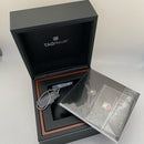 Caixa, estojo, certificado e manual Tag Heuer.