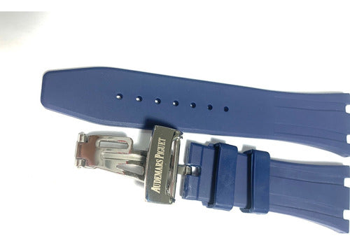 Pulseira Ap 28mm Borracha Azul Completo