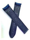 Pulseira de Couro Omega Seamaster Planet Ocean 22x20