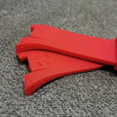 Pulseira de Borracha Armani Exchange Vermelha Completa Cor Vermelha