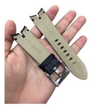 Pulseira Roger Dubuis 26mm em Couro Preto