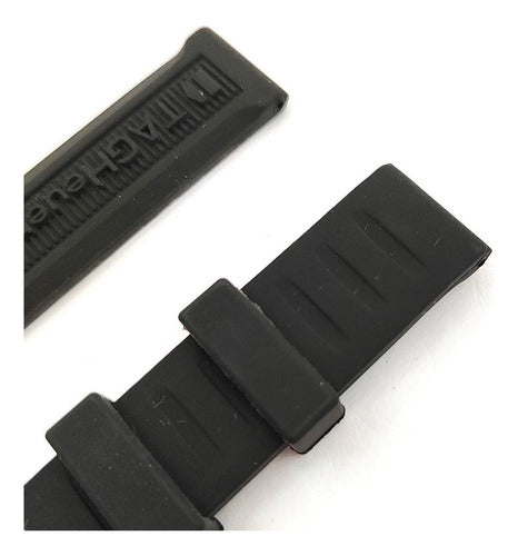 Pulseira Tag Heuer Aquaracer 20mm Silicone Preto