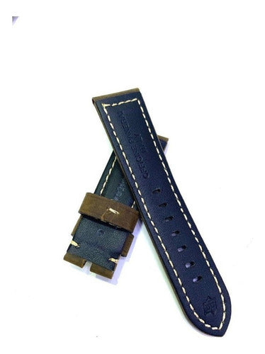 Pulseira Panerai Couro Camurça 24mm Top