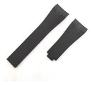 Pulseira de Silicone Rubber B Strap Preta 20mm para Relógios