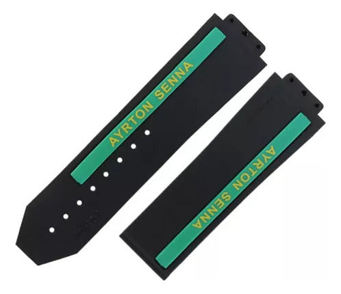 Pulseira Para Relógio Hublot Big Bang Ayrton Senna Premium