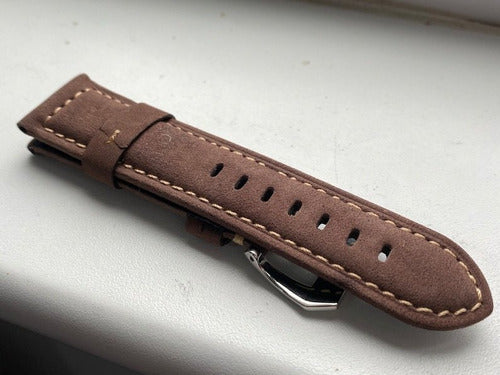 Pulseira 24mm Panerai Brown Genuíno