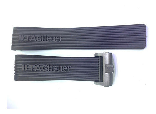 Pulseira Tag Heuer Marrom 24mm Mercedes Benz Completo