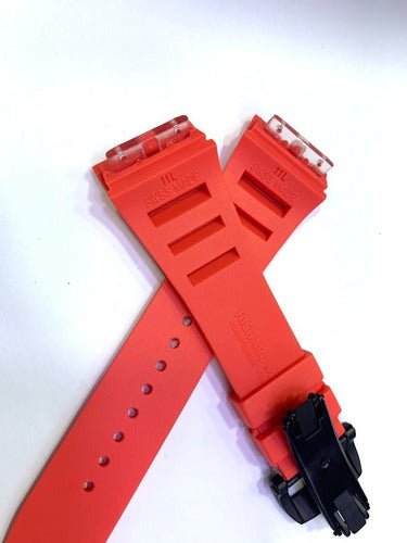 Pulseira Richard Mille Rm011 Vermelho Fecho Preto