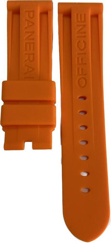 Pulseira Para Relógio Panerai Em Silicone 24mm