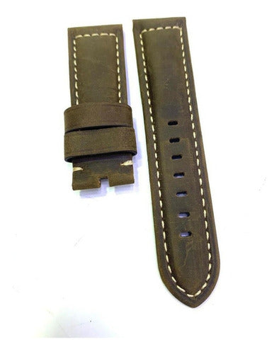 Pulseira Panerai Couro Camurça 24mm Top
