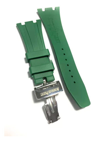Pulseira Audemars Piguet Verde 28mmx17mm Fecho Aço