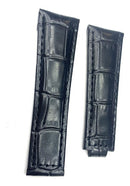 Pulseira de Couro Preta Rolex Submariner Daytona Explorer