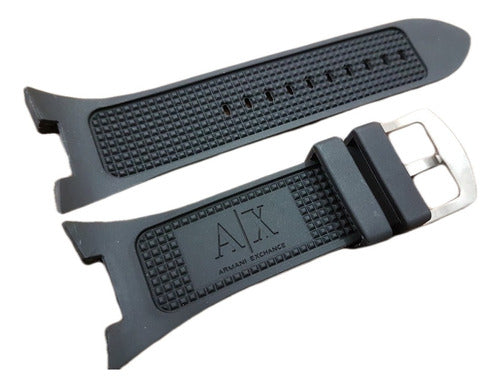 Pulseira Armani Exchange Ax1050 Preta Completa