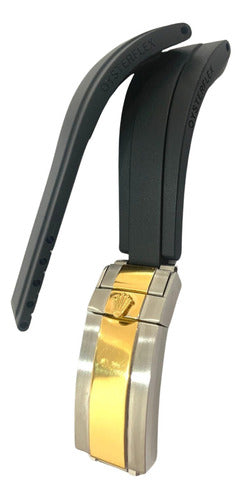 Pulseira Oysterflex Rolex 20mm Silicone Completo