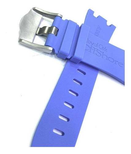 Pulseira Audemars Piguet Miame Blue 29mm Completo