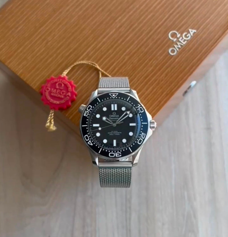 Pulseira de Couro Preta Rolex Submariner Daytona Explorer
