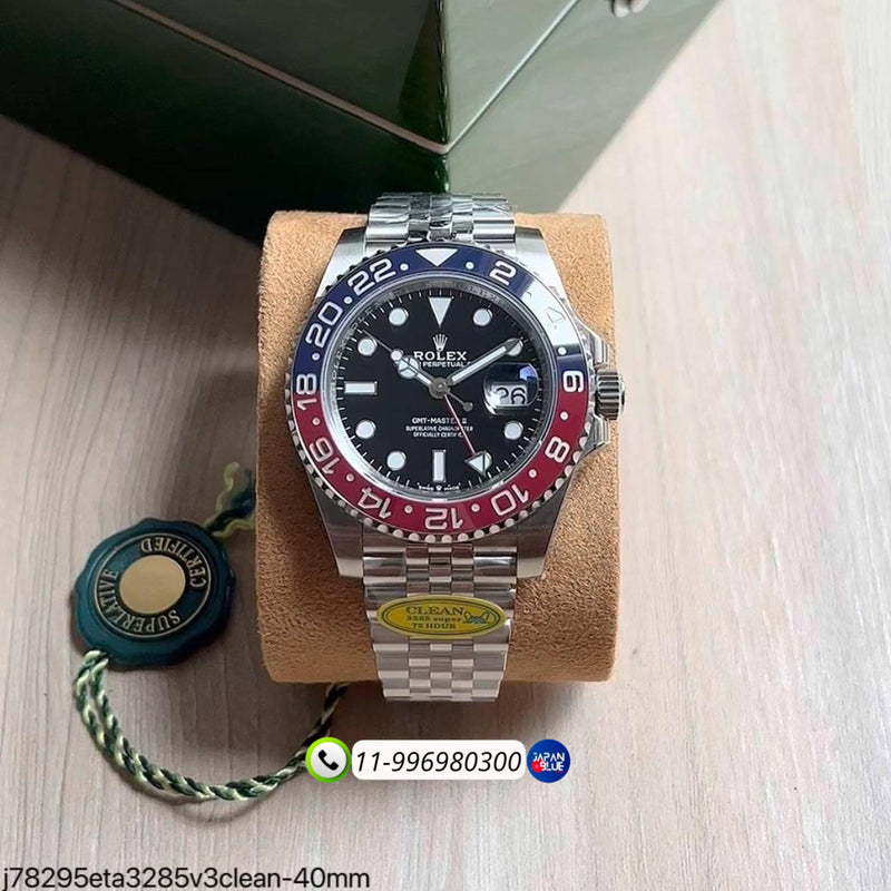 RELÓGIO ROLEX GMT-MASTER II PEPSI CLEAN S.C