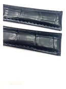 Pulseira de Couro Preta Rolex Submariner Daytona Explorer