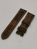 Pulseira Panerai Officine 24mm Couro Envelhecido