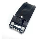 Fecho de Pulseira de Relógio de Aço ou Borracha Rolex, Cor Preta