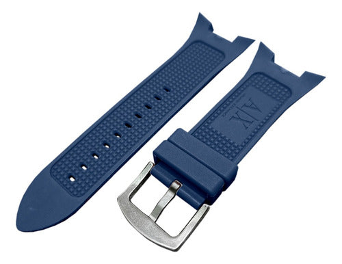 Pulseira Borracha Para Armani Exchange Completa Com Fivela