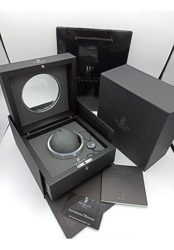 Caixa Hublot De Luxo Certificado E Livreto De Instrução