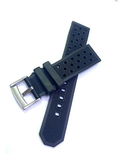 Pulseira- Tag Heuer Preto Aquaracer 22mm  Completo