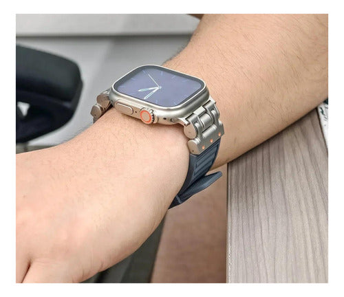 Pulseira Smartwatch Band 42/44/45/49 Cores Fecho Titanium