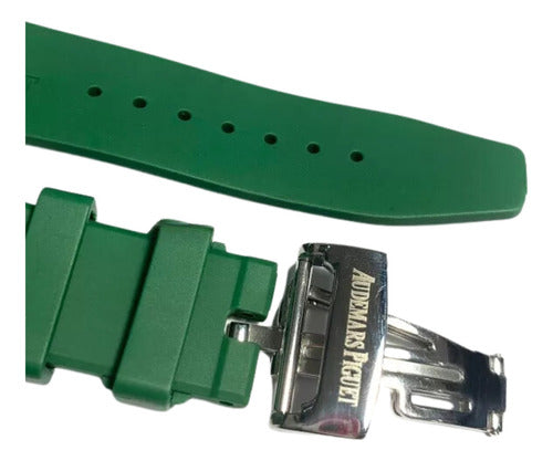 Pulseira Audemars Piguet Verde 28mmx17mm Fecho Aço