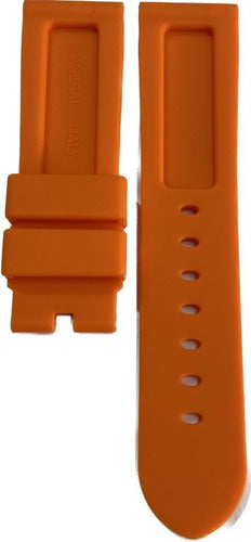 Pulseira Para Relógio Panerai Em Silicone 24mm