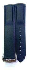 Pulseira de Borracha Omega Preta 20x18 Completa