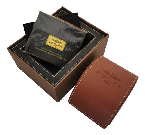 Caixa Estojo Breitling Certificado E Manual Completo