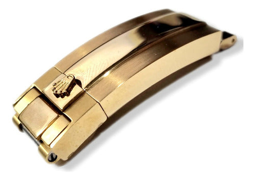 Fecho Rolex Glidelock Sistem Compativel Original Dourado