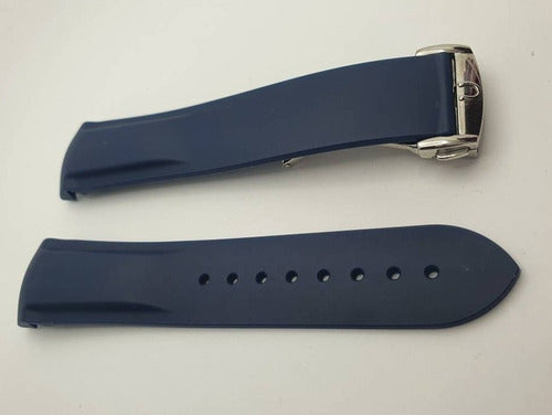 Pulseira Borracha Omega Seamaster 22mm Completo