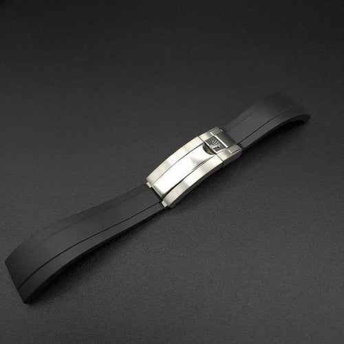 Pulseira Silicone Para Relogios Rolex 20mm Completa Premium