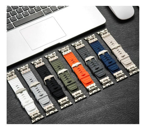 Pulseira Smartwatch Band 42/44/45/49 Cores Fecho Titanium