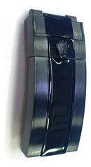 Fecho de Pulseira de Relógio de Aço ou Borracha Rolex, Cor Preta