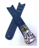 Pulseira Omega Seamaster Diver 300 de Silicone 20mm