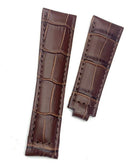 Pulseira de Couro Marrom Rolex para Submariner, Daytona e Explorer