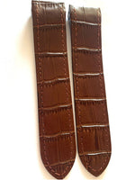 Pulseira Cartier Santos de Couro Marrom 23mm Original