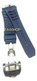 Pulseira Richard Mille 21x25x20mm Borracha Azul Fecho Aço