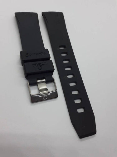 Pulseira Omega Planet Ocean 20mm Preto Completo