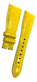 Pulseira Gaga Milano 24x16mm Couro Genuíno Amarela