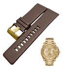 Pulseira Diesel 10bar 26mm Couro Premium Completa