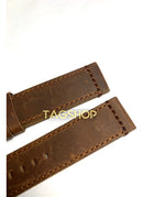 Pulseira U-boat de Couro Marrom 22mmx22mm