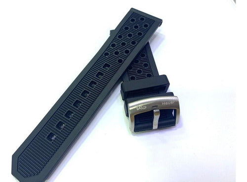 Pulseira- Tag Heuer Preto Aquaracer 22mm  Completo