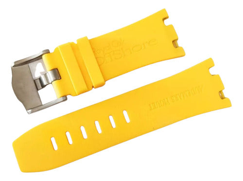Pulseira Audemars Piguet Royal Oak Offshore Amarelo Completa