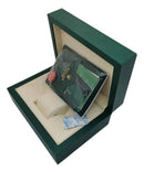 Caixa Rolex, estojo com certificado, etiqueta e manual.